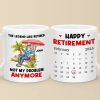 Work Ends, Life Begins - Coworker Personalized Custom Mug - Appreciation, Retirement Gift For Coworkers, Work Friends, Colleagues Work Ends, Life Begins - Coworker Personalized Custom Mug - Appreciation, Retirement Gift For Coworkers, Work Friends, Colleagues