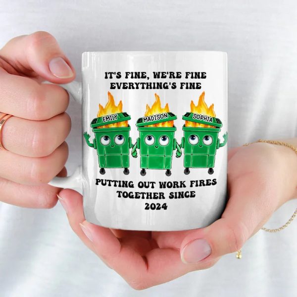 Work Friends Make My Heart Happy - Coworker Personalized Custom Mug - Gift For Coworkers, Work Friends, Colleagues Work Friends Make My Heart Happy - Coworker Personalized Custom Mug - Gift For Coworkers, Work Friends, Colleagues