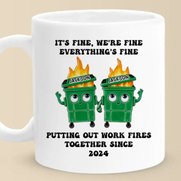 Work Friends Make My Heart Happy - Coworker Personalized Custom Mug - Gift For Coworkers, Work Friends, Colleagues Work Friends Make My Heart Happy - Coworker Personalized Custom Mug - Gift For Coworkers, Work Friends, Colleagues