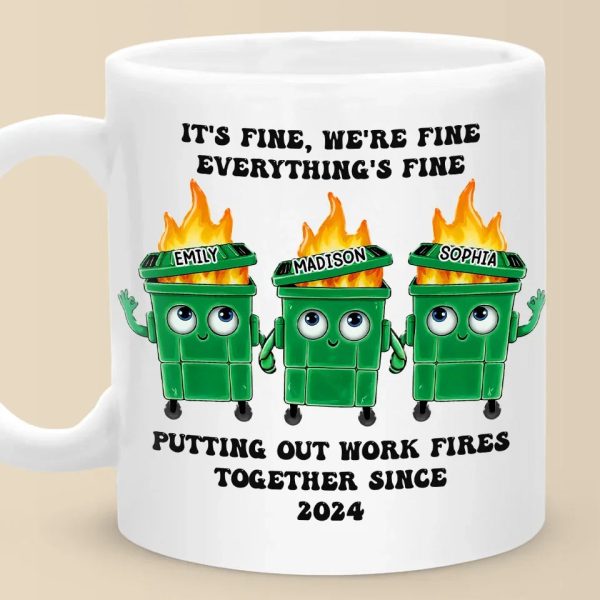 Work Friends Make My Heart Happy - Coworker Personalized Custom Mug - Gift For Coworkers, Work Friends, Colleagues Work Friends Make My Heart Happy - Coworker Personalized Custom Mug - Gift For Coworkers, Work Friends, Colleagues