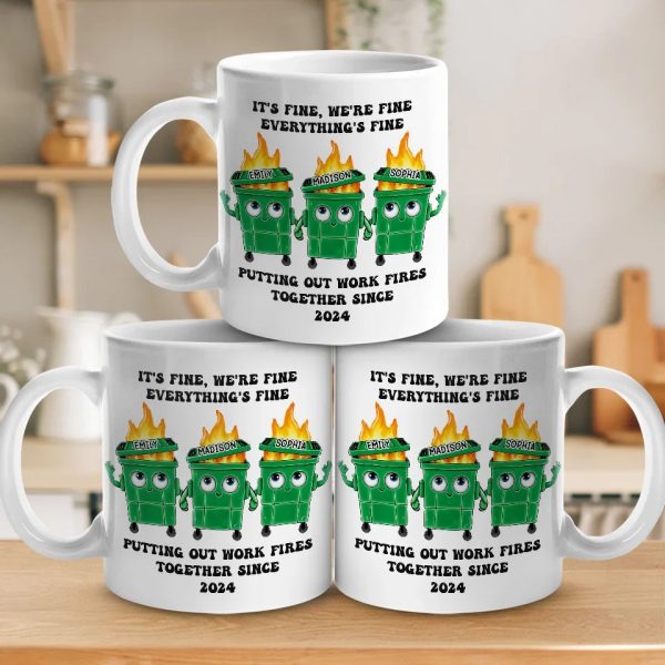 Work Friends Make My Heart Happy - Coworker Personalized Custom Mug - Gift For Coworkers, Work Friends, Colleagues Work Friends Make My Heart Happy - Coworker Personalized Custom Mug - Gift For Coworkers, Work Friends, Colleagues