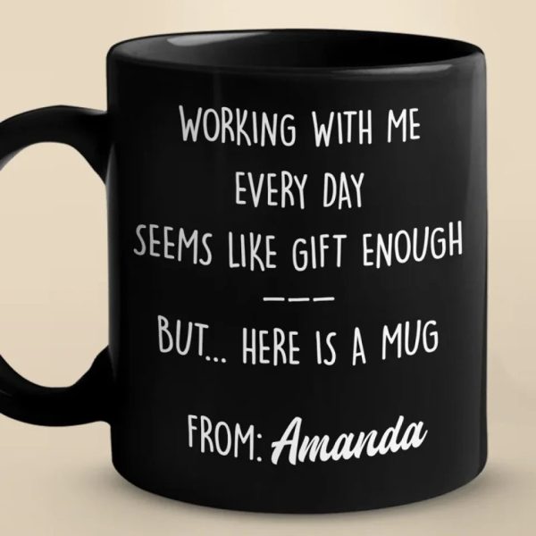 Work It Harder, Make It Better - Coworker Personalized Custom Black Mug - Gift For Coworkers, Work Friends, Colleagues Work It Harder, Make It Better - Coworker Personalized Custom Black Mug - Gift For Coworkers, Work Friends, Colleagues