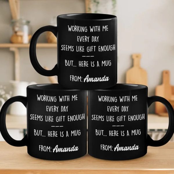 Work It Harder, Make It Better - Coworker Personalized Custom Black Mug - Gift For Coworkers, Work Friends, Colleagues Work It Harder, Make It Better - Coworker Personalized Custom Black Mug - Gift For Coworkers, Work Friends, Colleagues