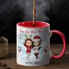 Work Made Us Colleagues - Christmas Gift For Co-worker - Personalized Custom Accent Mug Work Made Us Colleagues - Christmas Gift For Co-worker - Personalized Custom Accent Mug