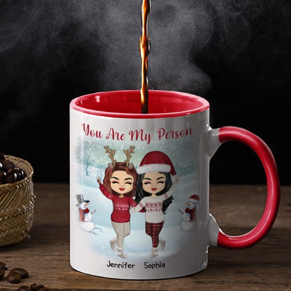 Work Made Us Colleagues - Christmas Gift For Co-worker - Personalized Custom Accent Mug Work Made Us Colleagues - Christmas Gift For Co-worker - Personalized Custom Accent Mug