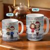 Work Made Us Colleagues - Christmas Gift For Co-worker - Personalized Custom White Edge-to-Edge Mug Work Made Us Colleagues - Christmas Gift For Co-worker - Personalized Custom White Edge-to-Edge Mug
