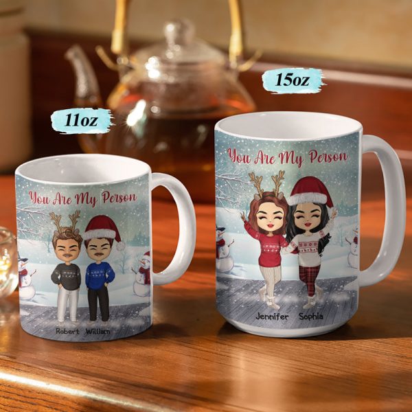 Work Made Us Colleagues - Christmas Gift For Co-worker - Personalized Custom White Edge-to-Edge Mug Work Made Us Colleagues - Christmas Gift For Co-worker - Personalized Custom White Edge-to-Edge Mug