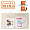 Work Made Us Colleagues - Personalized Mug - Birthday, Christmas Gift For Work Besties, Colleagues, BFF, Besties, Best Friends Work Made Us Colleagues - Personalized Mug - Birthday, Christmas Gift For Work Besties, Colleagues, BFF, Besties, Best Friends