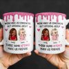 Work Made Us Coworkers, Cartoon Portraits And Wine Glass - Personalized Custom Coffee Mug - COL109_MG Work Made Us Coworkers, Cartoon Portraits And Wine Glass - Personalized Custom Coffee Mug - COL109_MG