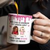 Work Made Us Coworkers, Cartoon Portraits And Wine Glass - Personalized Custom Coffee Mug - COL109_MG Work Made Us Coworkers, Cartoon Portraits And Wine Glass - Personalized Custom Coffee Mug - COL109_MG