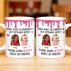 Work Made Us Coworkers, Cartoon Portraits And Wine Glass - Personalized Custom Coffee Mug - COL109_MG Work Made Us Coworkers, Cartoon Portraits And Wine Glass - Personalized Custom Coffee Mug - COL109_MG