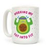Working My Fat Into Fit Coffee Mug Working My Fat Into Fit Coffee Mug