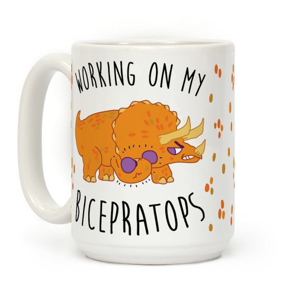 Working on My Bicepratops Coffee Mug Working on My Bicepratops Coffee Mug