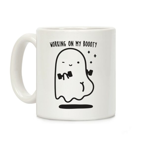 Working On My Boooty Ghost Coffee Mug Working On My Boooty Ghost Coffee Mug
