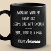 Working With Me Every Day - Coworker Personalized Custom Mug - Christmas Gift, Gift For Coworkers, Work Friends, Colleagues Working With Me Every Day - Coworker Personalized Custom Mug - Christmas Gift, Gift For Coworkers, Work Friends, Colleagues