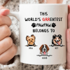World Greatest Pawpaw Dog Coffee Mug World Greatest Pawpaw Dog Coffee Mug