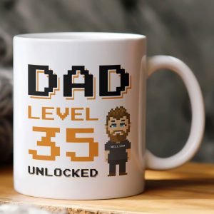 World's #1 Dad - Personalized Mug - Father's Day, Birthday Gift For Husband, Dad, Father, Daddy, Papa
