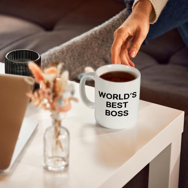 World's Best Boss Coffee Mug, Funny Office Gift for Boss Men Women, Boss Day Birthday Christmas Gift from Coworkers Employees World's Best Boss Coffee Mug, Funny Office Gift for Boss Men Women, Boss Day Birthday Christmas Gift from Coworkers Employees