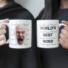 World'S Best Boss Funny Xmas Lights Custom Face - Personalized Photo Mug World'S Best Boss Funny Xmas Lights Custom Face - Personalized Photo Mug