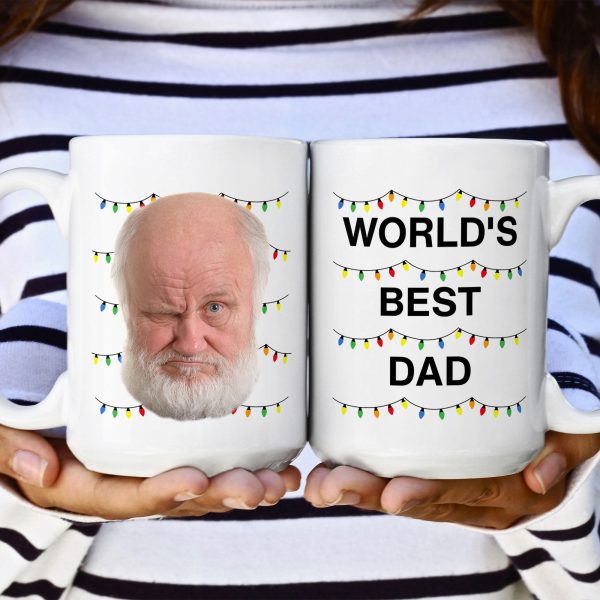 World's Best Dad Funny Custom Face - Personalized Photo Mug World's Best Dad Funny Custom Face - Personalized Photo Mug