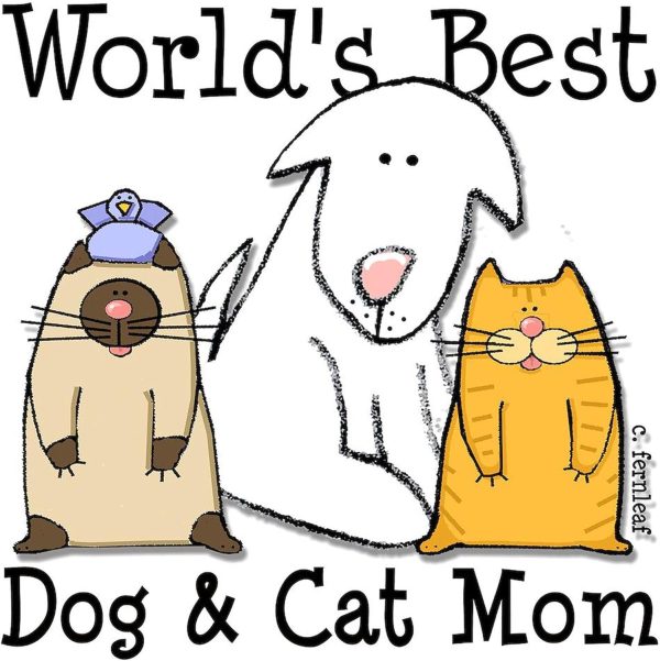 World's Best Dog and Cat Mom Coffee Mug Funny Pet Lover Gift for Dog Mom Cat Mom Women World's Best Dog and Cat Mom Coffee Mug Funny Pet Lover Gift for Dog Mom Cat Mom Women