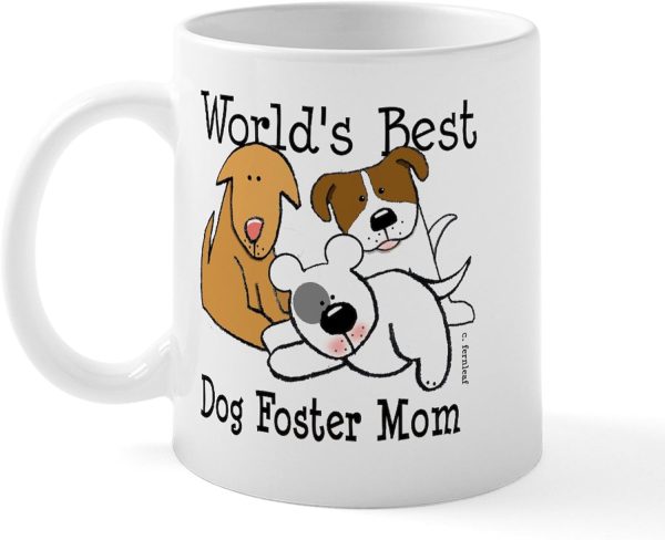 World's Best Dog Foster Mom Coffee Mug Gift for Dog Foster Mom, Dog Lover Gift World's Best Dog Foster Mom Coffee Mug Gift for Dog Foster Mom, Dog Lover Gift