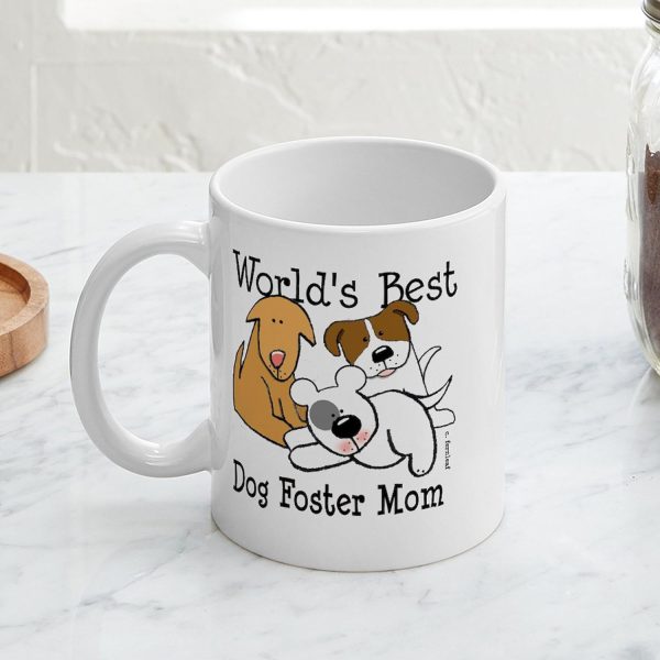 World's Best Dog Foster Mom Coffee Mug Gift for Dog Foster Mom, Dog Lover Gift World's Best Dog Foster Mom Coffee Mug Gift for Dog Foster Mom, Dog Lover Gift