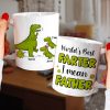 World's Best Farter I Mean Father, Personalized Mug, Gift For Dad, Father's Day Gift, Dinosaur Dad And Kids Mug World's Best Farter I Mean Father, Personalized Mug, Gift For Dad, Father's Day Gift, Dinosaur Dad And Kids Mug