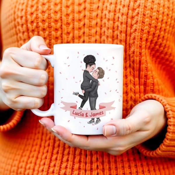 World's Best Girlfriend Romantic Couple Design - Personalized Custom Coffee Mug - CPL218_MG World's Best Girlfriend Romantic Couple Design - Personalized Custom Coffee Mug - CPL218_MG