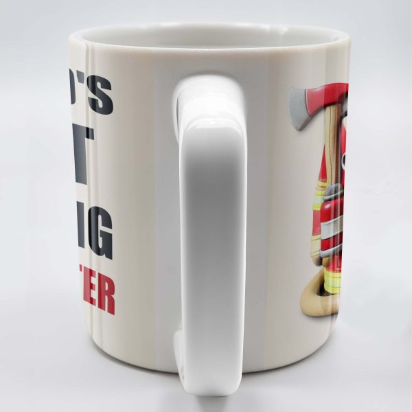 World's Best Looking Firefighter - Personalized Custom Coffee Mug - FIF002_MG World's Best Looking Firefighter - Personalized Custom Coffee Mug - FIF002_MG