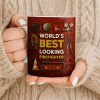 World's Best Looking Firefighter Gear and Helmet - Personalized Custom Coffee Mug - FIF045_MG World's Best Looking Firefighter Gear and Helmet - Personalized Custom Coffee Mug - FIF045_MG