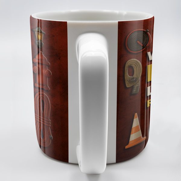 World's Best Looking Firefighter Gear and Helmet - Personalized Custom Coffee Mug - FIF045_MG World's Best Looking Firefighter Gear and Helmet - Personalized Custom Coffee Mug - FIF045_MG