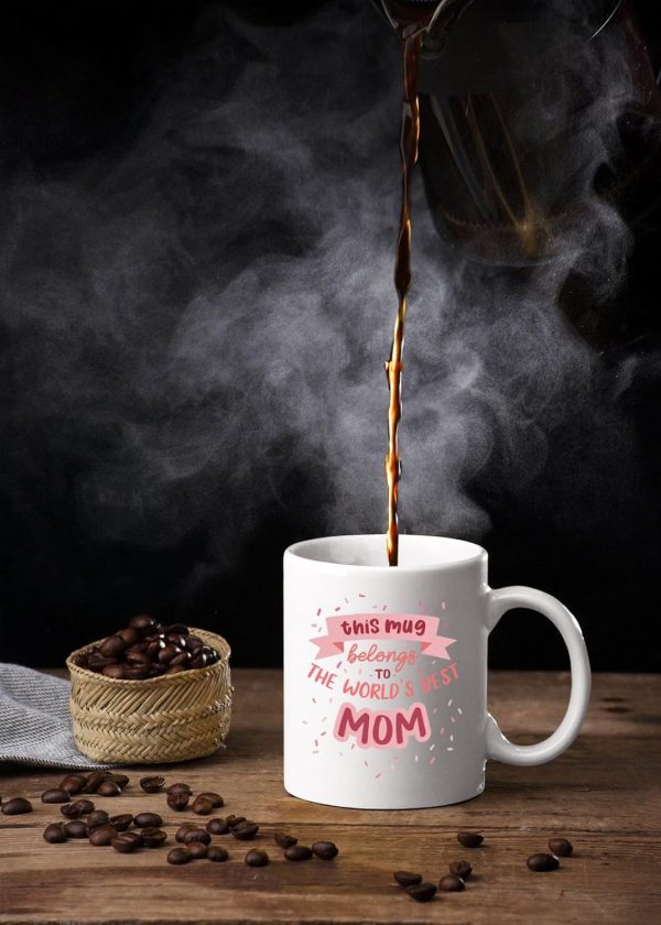 World's Best Mom Coffee Mug, Funny Gift for Mom from Daughter Son Kids Husband, Birthday Mother's Day Christmas Gift Idea World's Best Mom Coffee Mug, Funny Gift for Mom from Daughter Son Kids Husband, Birthday Mother's Day Christmas Gift Idea