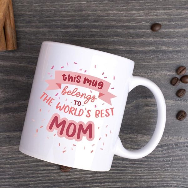 World's Best Mom Coffee Mug, Funny Gift for Mom from Daughter Son Kids Husband, Birthday Mother's Day Christmas Gift Idea World's Best Mom Coffee Mug, Funny Gift for Mom from Daughter Son Kids Husband, Birthday Mother's Day Christmas Gift Idea
