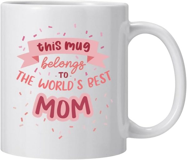 World's Best Mom Coffee Mug, Funny Gift for Mom from Daughter Son Kids Husband, Birthday Mother's Day Christmas Gift Idea World's Best Mom Coffee Mug, Funny Gift for Mom from Daughter Son Kids Husband, Birthday Mother's Day Christmas Gift Idea