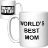 World's Best Mom Coffee Mug Gift for Mom from Daughter Son Kids World's Best Mom Coffee Mug Gift for Mom from Daughter Son Kids