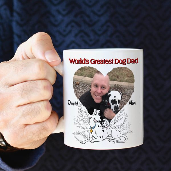 World's Greatest Dog Dad, Personalized Dog Dad Mug, Dog Lover Mug Gift, 02OHPO201223 World's Greatest Dog Dad, Personalized Dog Dad Mug, Dog Lover Mug Gift, 02OHPO201223