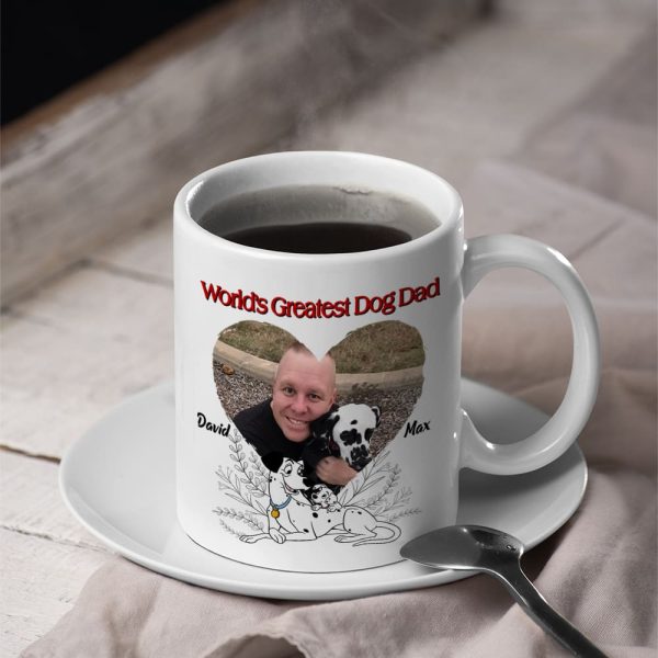 World's Greatest Dog Dad, Personalized Dog Dad Mug, Dog Lover Mug Gift, 02OHPO201223 World's Greatest Dog Dad, Personalized Dog Dad Mug, Dog Lover Mug Gift, 02OHPO201223