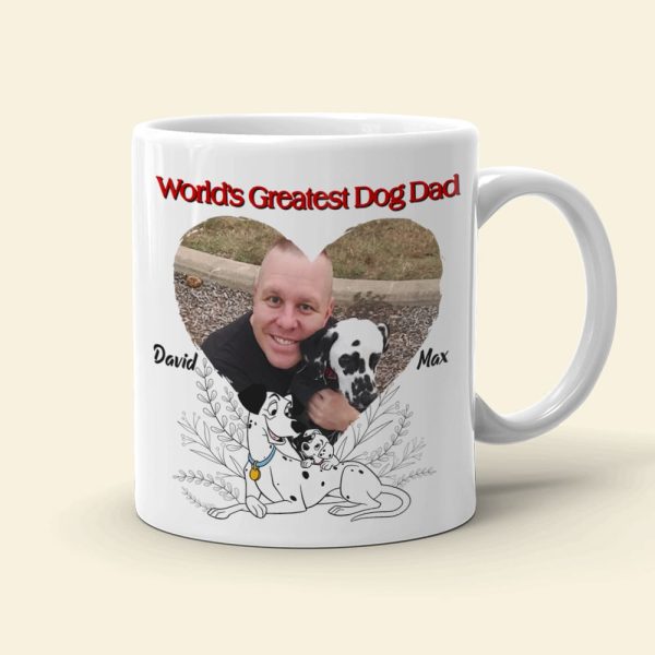 World's Greatest Dog Dad, Personalized Dog Dad Mug, Dog Lover Mug Gift, 02OHPO201223 World's Greatest Dog Dad, Personalized Dog Dad Mug, Dog Lover Mug Gift, 02OHPO201223