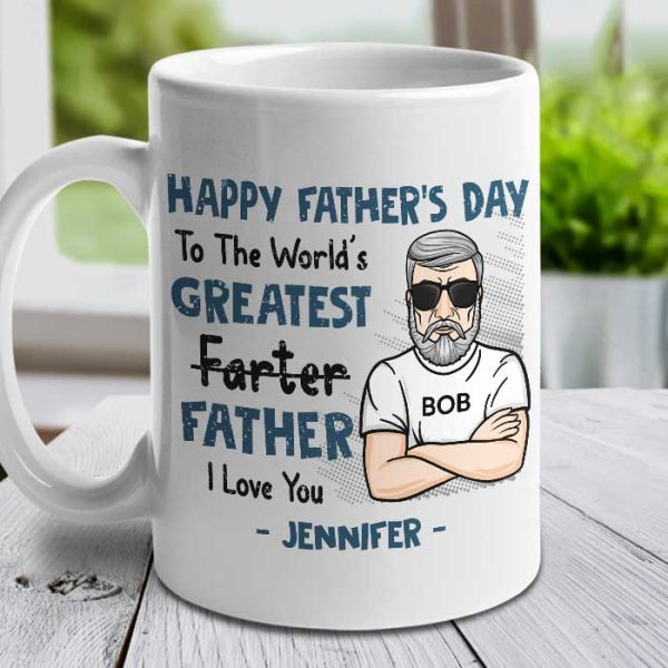 World's Greatest Father - Gift For Dad - Personalized Mug World's Greatest Father - Gift For Dad - Personalized Mug