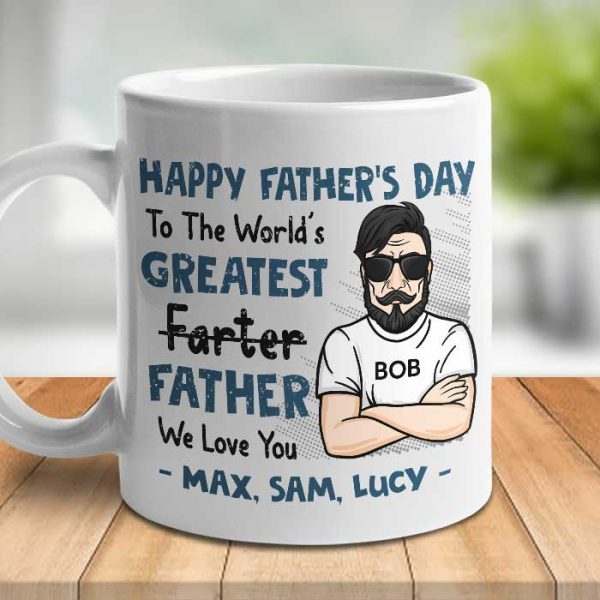 World's Greatest Father - Gift For Dad - Personalized Mug World's Greatest Father - Gift For Dad - Personalized Mug