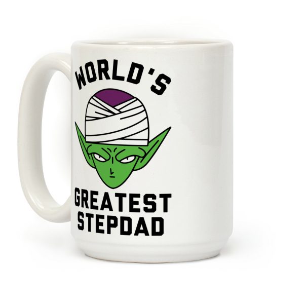 World's Greatest Stepdad Piccolo Parody Coffee Mug World's Greatest Stepdad Piccolo Parody Coffee Mug