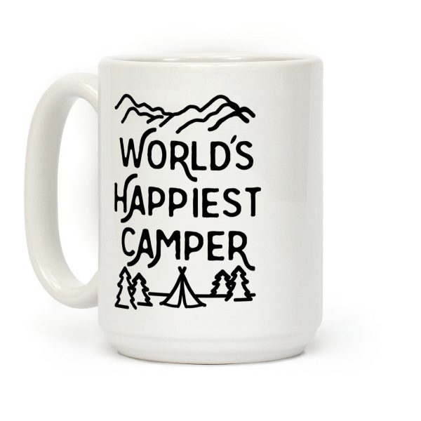 World's Happiest Camper Coffee Mug World's Happiest Camper Coffee Mug