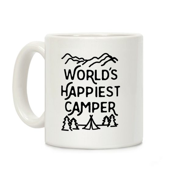 World's Happiest Camper Coffee Mug World's Happiest Camper Coffee Mug