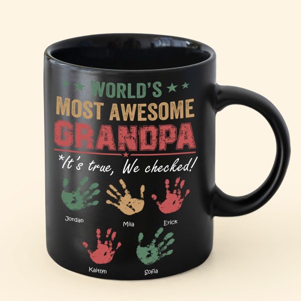 World's Most Awesome Grandpa - Personalized Mug - Ver 2 World's Most Awesome Grandpa - Personalized Mug - Ver 2