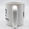 World's Okayest Golfer, Golf Flag and Distressed American Flag - Personalized Custom Coffee Mug - GOLF002_MG