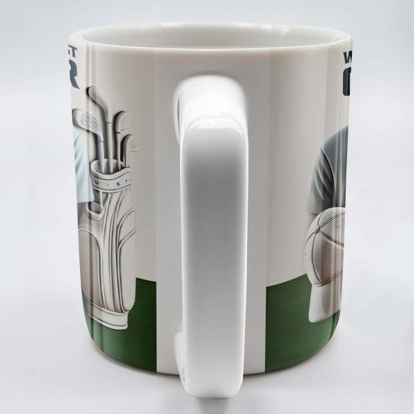 World's Okayest Golfer, Golf Shirt, Golf Clubs, Golf Cap - Personalized Custom Coffee Mug - FAM318_MG World's Okayest Golfer, Golf Shirt, Golf Clubs, Golf Cap - Personalized Custom Coffee Mug - FAM318_MG
