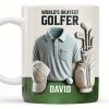 World's Okayest Golfer, Golf Shirt, Golf Clubs, Golf Cap - Personalized Custom Coffee Mug - FAM318_MG World's Okayest Golfer, Golf Shirt, Golf Clubs, Golf Cap - Personalized Custom Coffee Mug - FAM318_MG