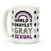World's Okayest Graysexual Coffee Mug World's Okayest Graysexual Coffee Mug