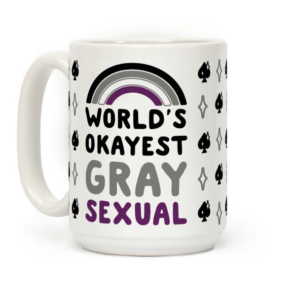 World's Okayest Graysexual Coffee Mug World's Okayest Graysexual Coffee Mug